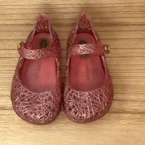 Mini Melissa campana pink toddler size 6